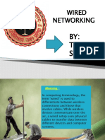 Wired Networking: BY: Twinkle Sharma