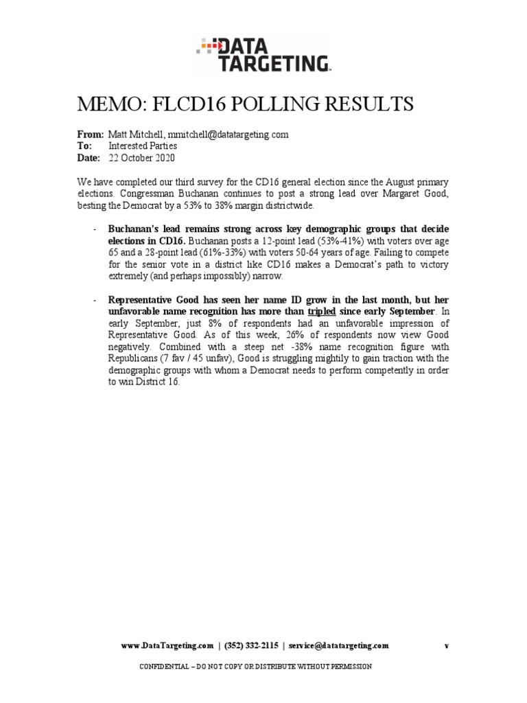 DT Flcd16 20g Memo | PDF | Democratic Party (United States) | American ...