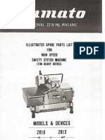 Yamato Z610, Z612 PARTS BOOK PDF