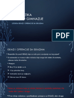 3 Iskazi I Operacije Sa Iskazima PDF