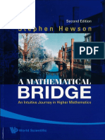 Stephen Hewson - A Mathematical Bridge - An Intuitive Journey in Higher Mathematics (2009, World Scientific) PDF