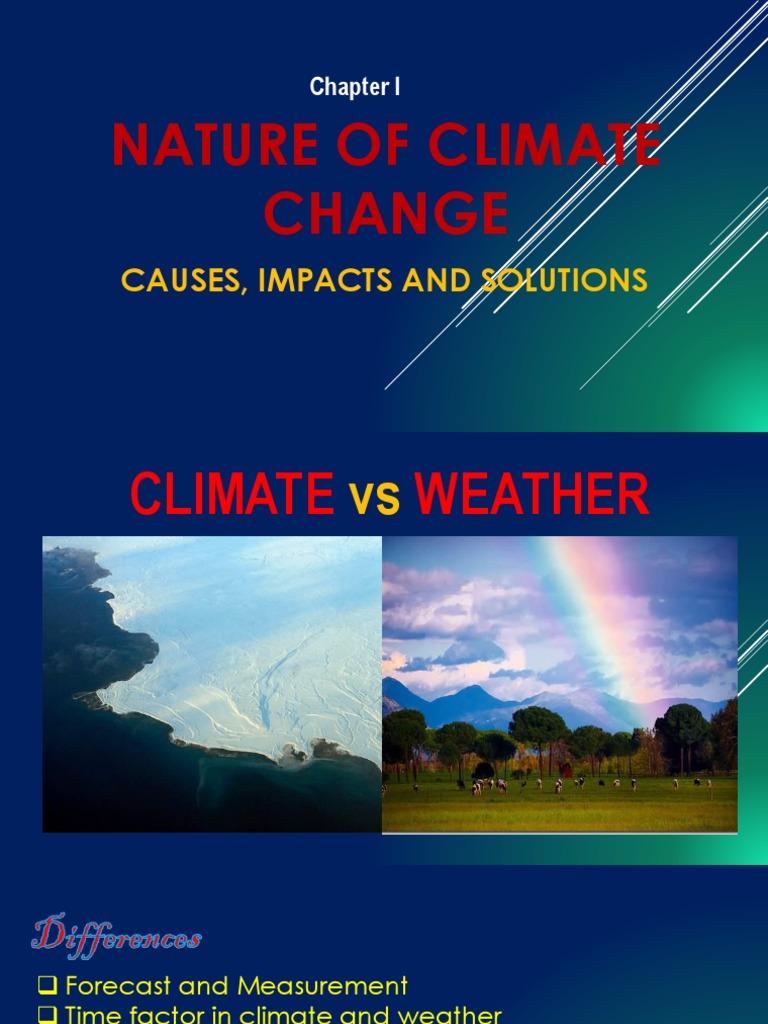 Climate vs Weather: Key Differences | PDF | Weather | Climate