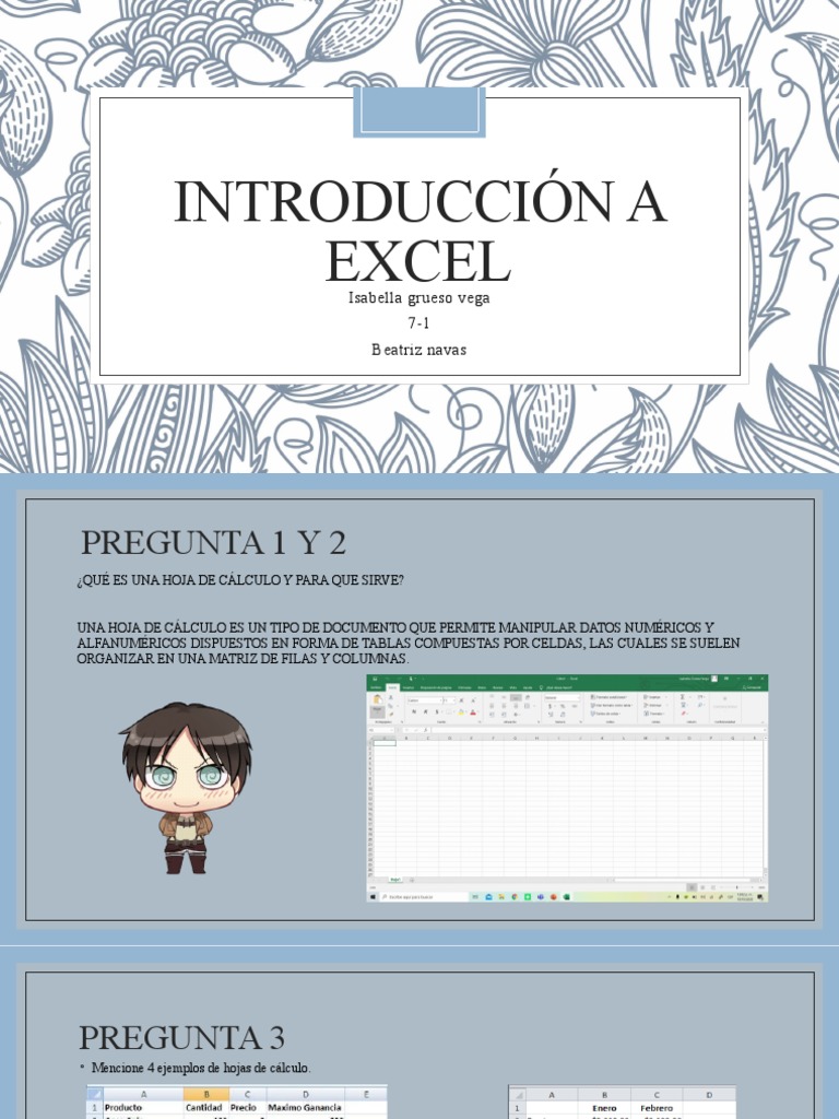 Conceptos Básicos de Excel y Sus Cursores | PDF | Microsoft Excel ...