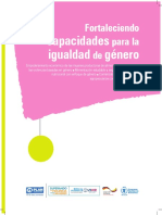 Fortaleciendo capacidades-escuela de igualdad de género