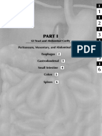 Peritoneum, Mesentary, and Abdominal Wall Esophagus Gastroduodenal Small Intestine Colon ) Spleen