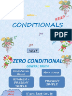 IF WH EN : Conditionals