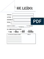 Fichas de Libros Leidos