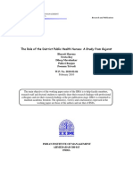 The Role of The District Public Health Nurses: A Study From Gujarat