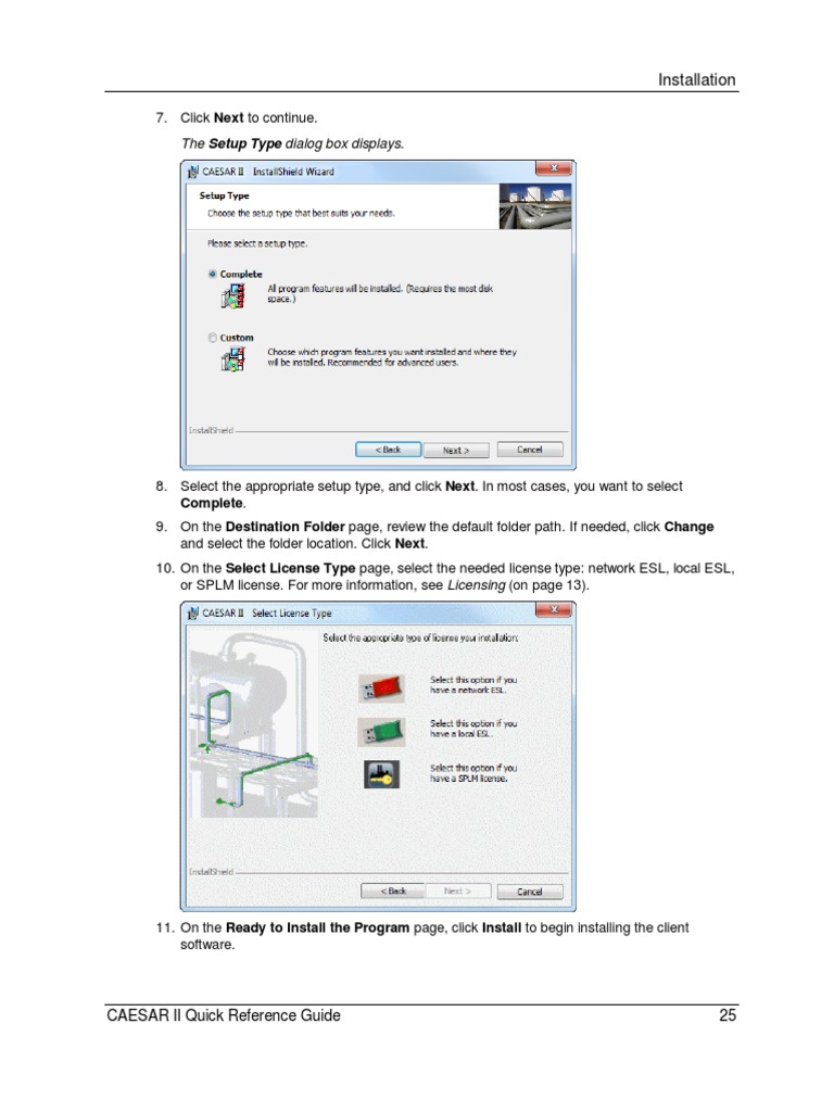 The Setup Type Dialog Box Displays.: Installation | PDF