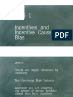 Bias 1 Incentives and Incentive Caused Bias