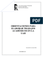 Guia Orientacion para Elaborar Trabajos en La UAH PDF