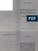 Progrès des sciences et réflexion chrétienne - J.-M. Moretti