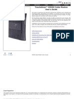Touchstone™ CM550 Cable Modem User's Guide
