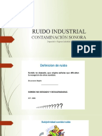 10.RUIDO INDUSTRIAL CONTAMINACIÓN SONORA