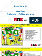 English Iv Weather Professor: Melina Morales
