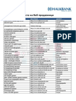 Lista Web Prodavnici PDF