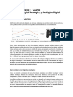 Sistemas Digitales I - Uabcs Conversión Digital/Analógico y Analógico/Digital