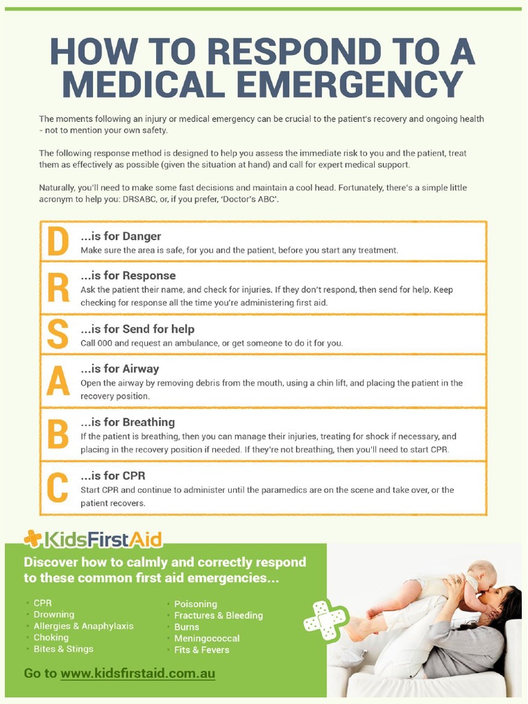 Kids First Aid DRSABC | PDF