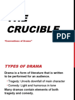 THE Crucible: Conventions of Drama
