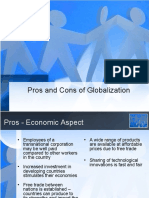 Pros and Cons of Globalization