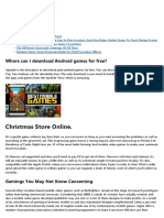 Christmas Store Online.: Where Can I Download Android Games For Free?