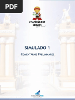 CoachingPGE Simulado 1 Comentarios Preliminares PDF