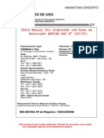 Equipamento de Ressonância Magnética Nome Comercial - MAGNETOM CONCERTO CT PDF