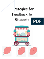 Strategies For Feedback To Students