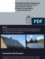 Solaris Solaris - Proyecto de Instalación de Paneles Solares para Personas Que No Tengan Acceso A La Red Eléctrica en Zonas de Difícil Acceso o No Es Eficiente Su Funcionamiento PDF