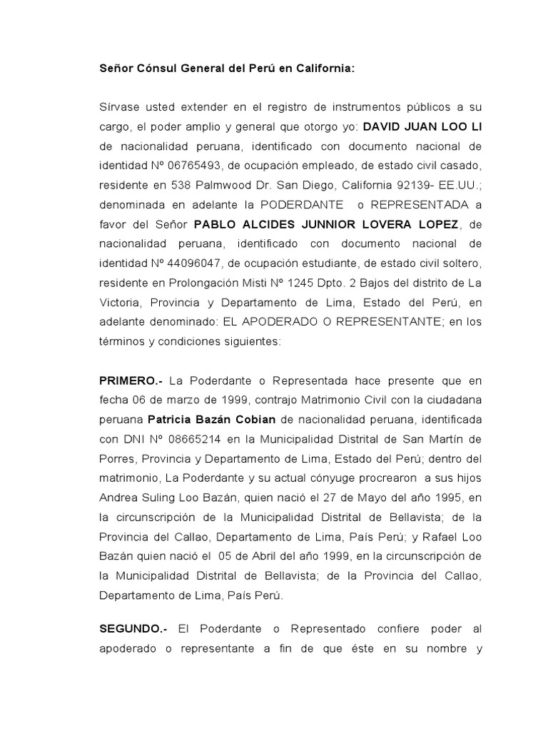 Poder - Consular - David - Juan - Loo - Li - 11nov - SEPARACION ...