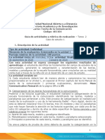 Guía de Actividades y Rúbrica de Evaluación - Unidad 1 - Tarea 2 - Desarrollar Caso de Estudio 1 PDF