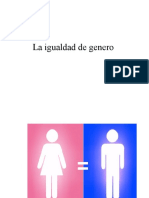 La Igualdad de Genero