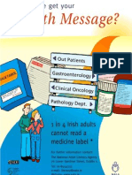 Health literacy poster