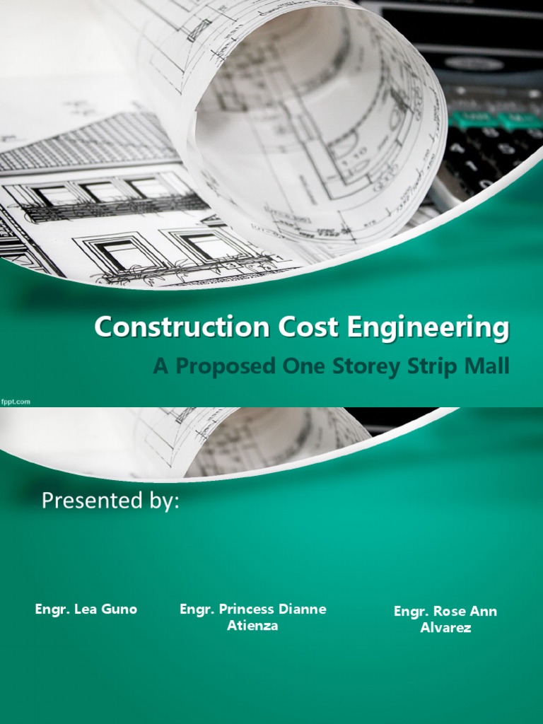 Construction Cost Estimate for Strip Mall | PDF | Technology & Engineering