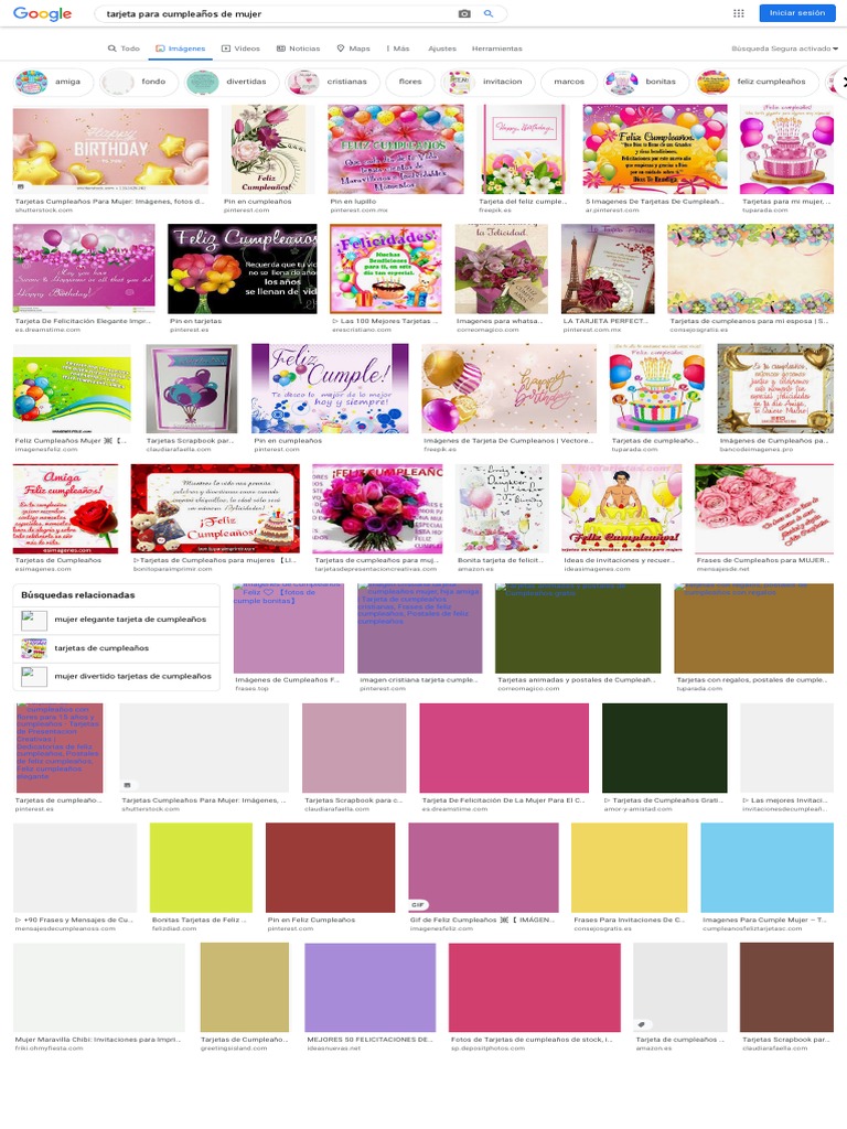 Tarjeta para Cumpleaños de Mujer - Búsqueda de Google | PDF | Cumpleaños |  Observancias, image size:768x1024