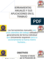 Herramientas Manuales y Sus Aplicaciones en El Trabajo