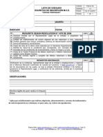 F-MD-27 Ext. LISTA DE CHEQUEO CLÍNICAS VETERINARIAS