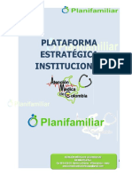 PLataforma Estratégica IPS AMECOL PLANIFAMILIAR 2020