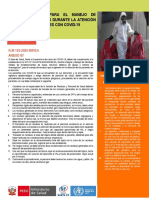 Recomendaciones para El Manejo de Residuos Generados Durante La Atención Domicilio de Pacientes Con Covid