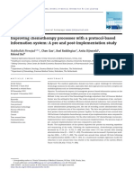 Improving Chemotherapy Processes With A Protocol-Based Information System: A Pre and Post-Implementation Study