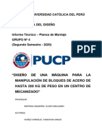 Informe Técnico - Planos de Montaje - Grupo 4-v2 PDF