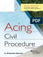(Acing Series) A. Spencer - Acing Civil Procedure-West Academic Publishing (2014)