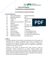 SILABO 2020II Motres de Combustion Interna - VIII 1 PDF