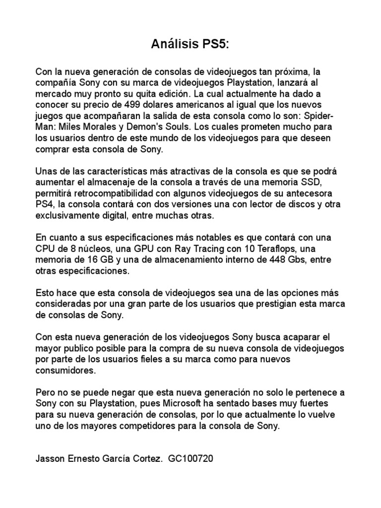 Ps5 Pdf Pdf