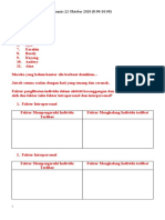 Aktiviti pembelajaran Khamis 22 Oktober 2020 (8:00-10:00