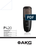 AKG P420 Manual