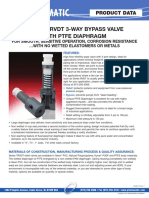 Series TRVDT 3-Way Bypass Valve With Ptfe Diaphragm: Product Data