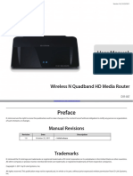 User Manual: Wireless N Quadband HD Media Router