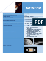 Ficha Planeta Saturno
