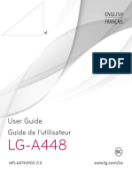 User Guide Guide de L'utilisateur: English Français